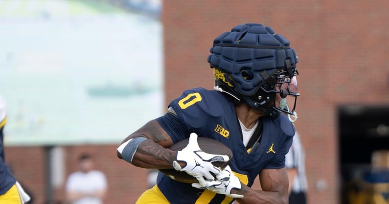 Michigan Football Semaj Morgan Fall Camp